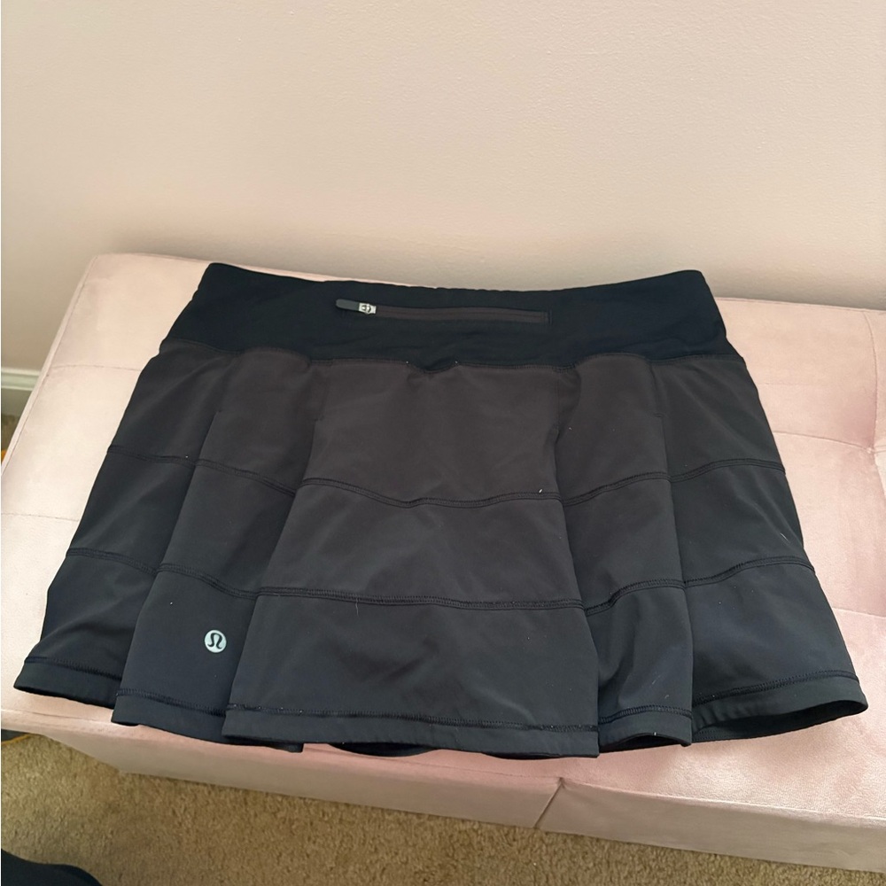 lululemon athletica Black Mini Skirt
